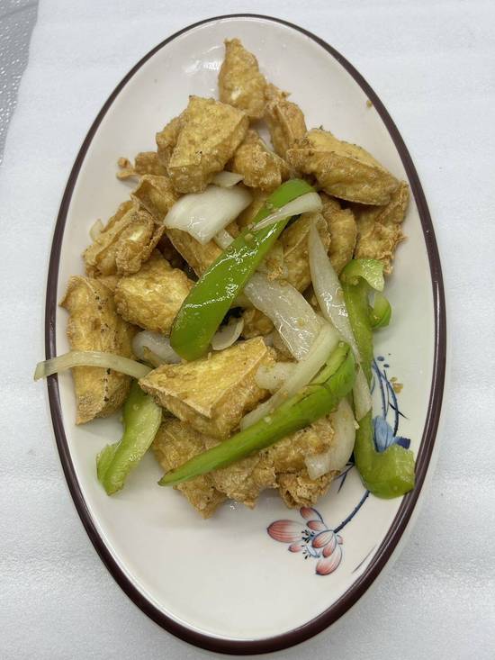 87. Tofu Frit Sel et Poivre / 椒鹽豆腐